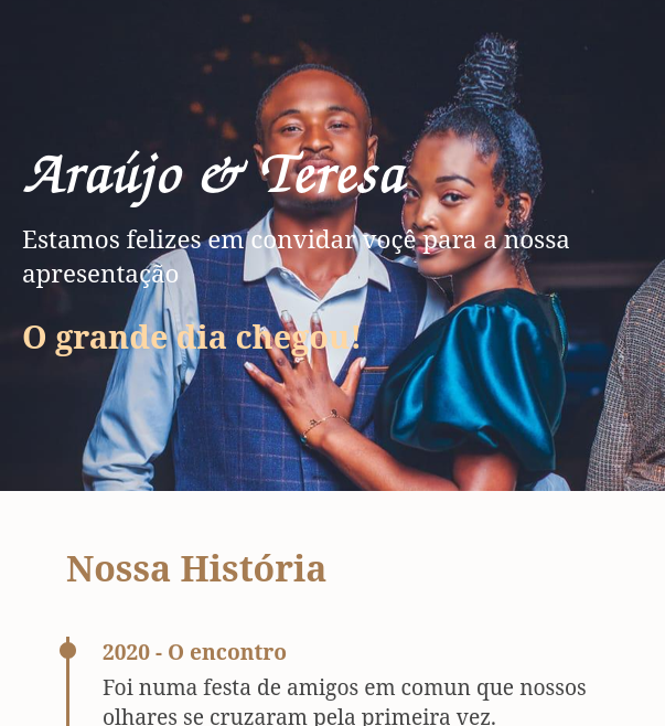 Noivado Araújo && Teresa